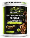 MYOTRAX frasco delante mostrando etiqueta clara y beneficios