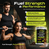 MYOTRAX etiqueta de ingredientes enfatizando creatina y electrolitos
