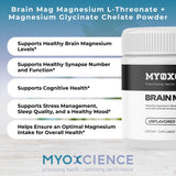 MYOXCIENCE acercamiento del polvo para apreciar finura y calidad de formulación