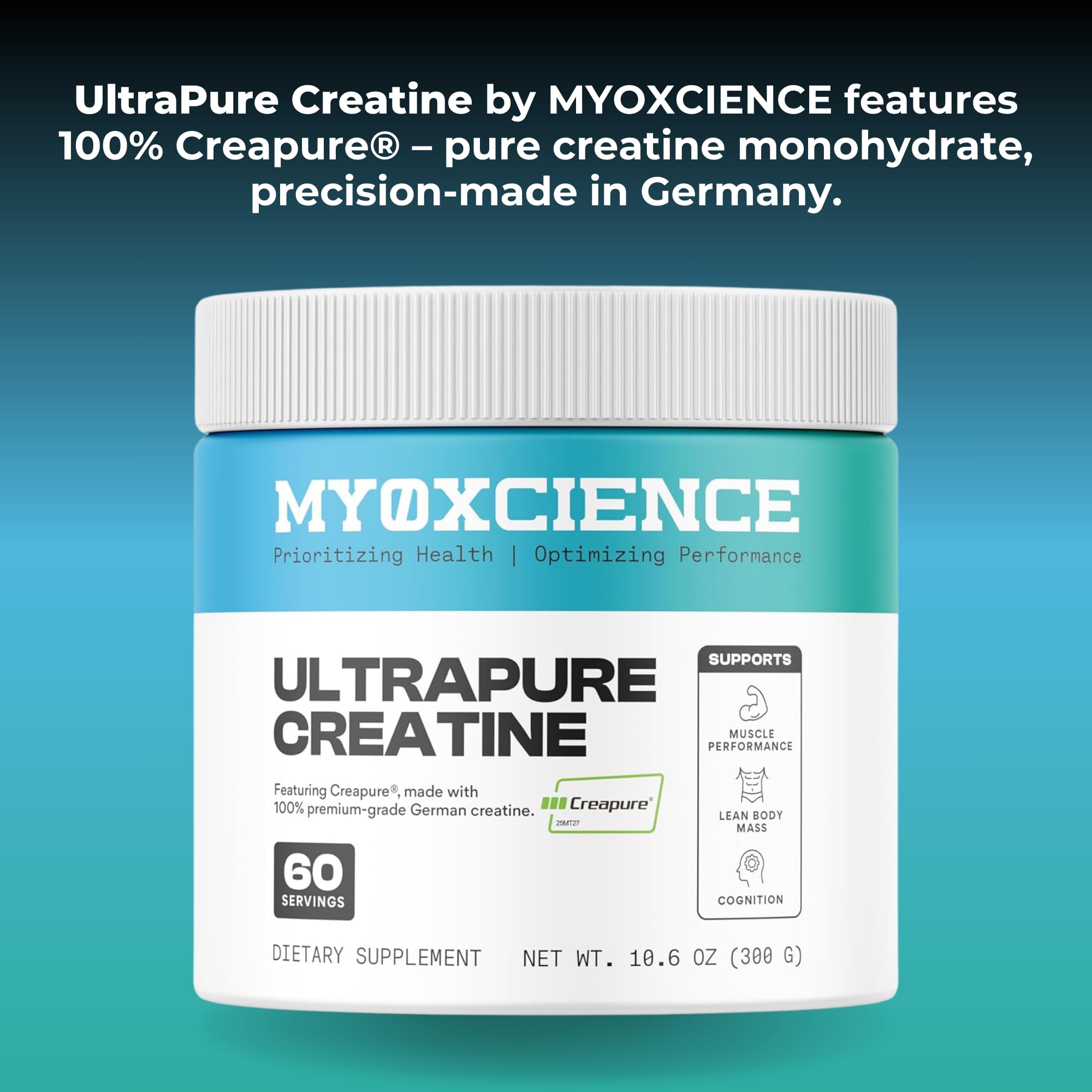 MYOXCIENCE batido antes de entrenar, apoya rendimiento y conveniencia