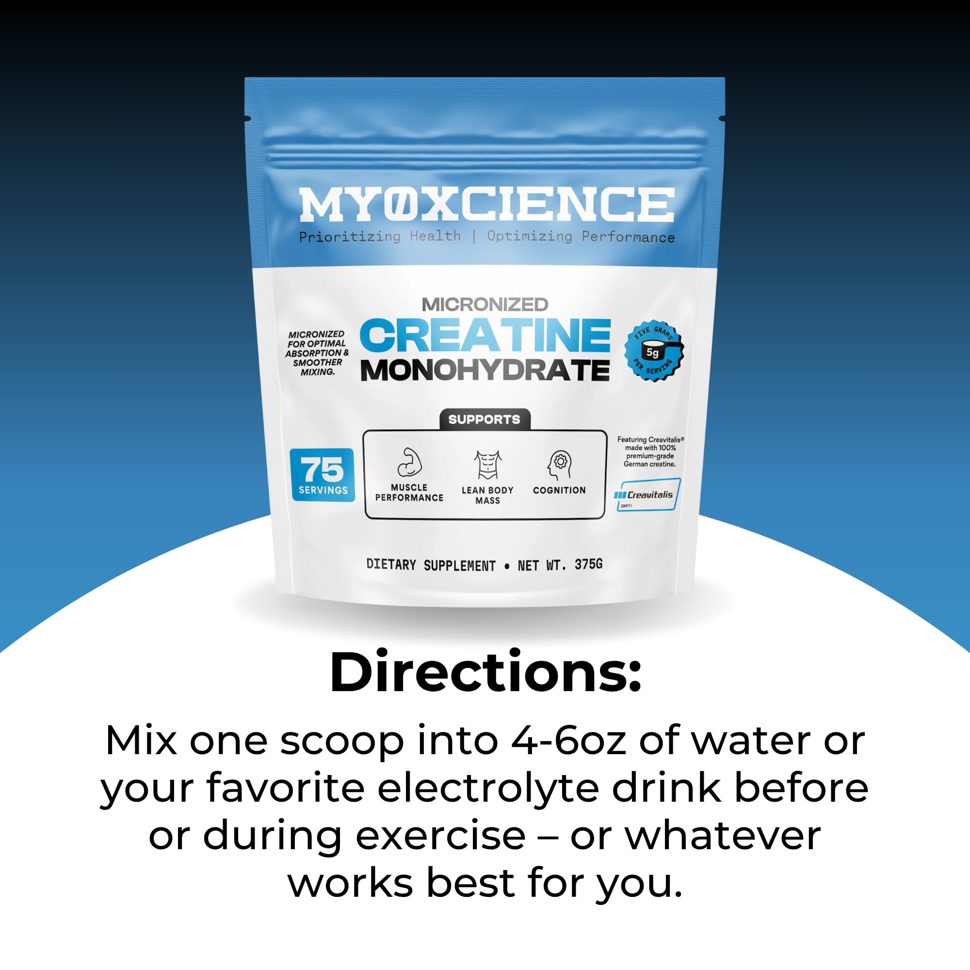MYOXCIENCE sello de calidad y certificaciones en el envase, confianza