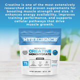 MYOXCIENCE Creavitalis disolviéndose en agua, rápida solubilidad