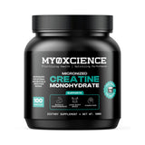MYOXCIENCE frasco frontal mostrando diseño y cantidad de servicios para planificación