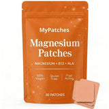 Mypatches parche frontal mostrando diseño y adhesivo para aplicación rápida