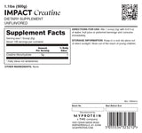 Myprotein creatina detalle del empaque y cierre hermético, evidencia conservación y transporte seguro