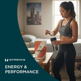Myprotein creatina etiqueta nutricional enfocada, facilita verificación de ingredientes y pureza