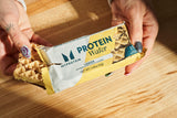 Myprotein caja abierta con las 10 unidades visibles y formato individual práctico