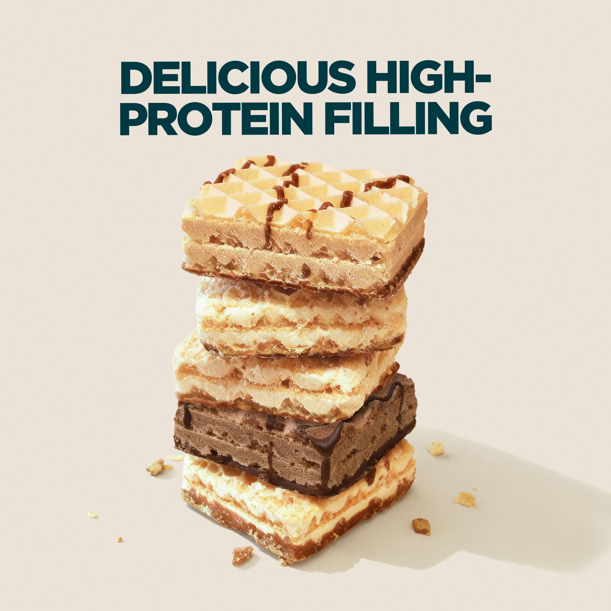 Myprotein caja abierta con 10 unidades lista para consumo y transporte