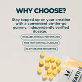 Myprotein etiqueta con información nutricional que muestra 5g creatina por toma
