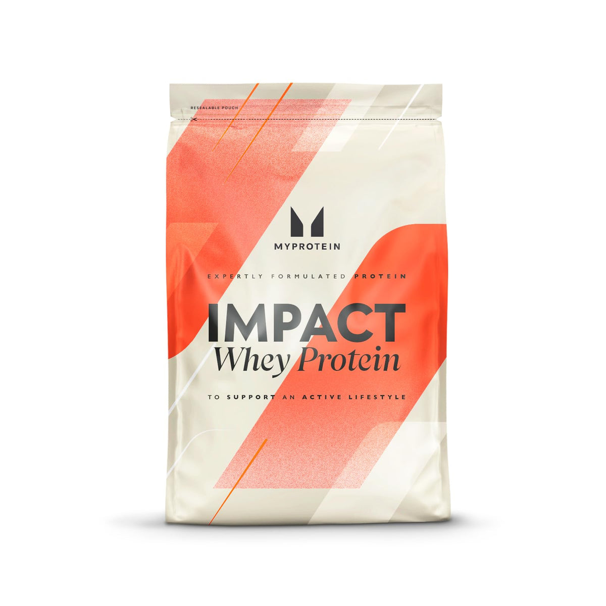 Myprotein bote frente mostrando etiqueta Chocolate Milkshake y beneficio sabor
