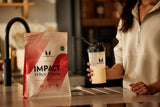 Myprotein batido preparado en shaker listo para consumo postentreno