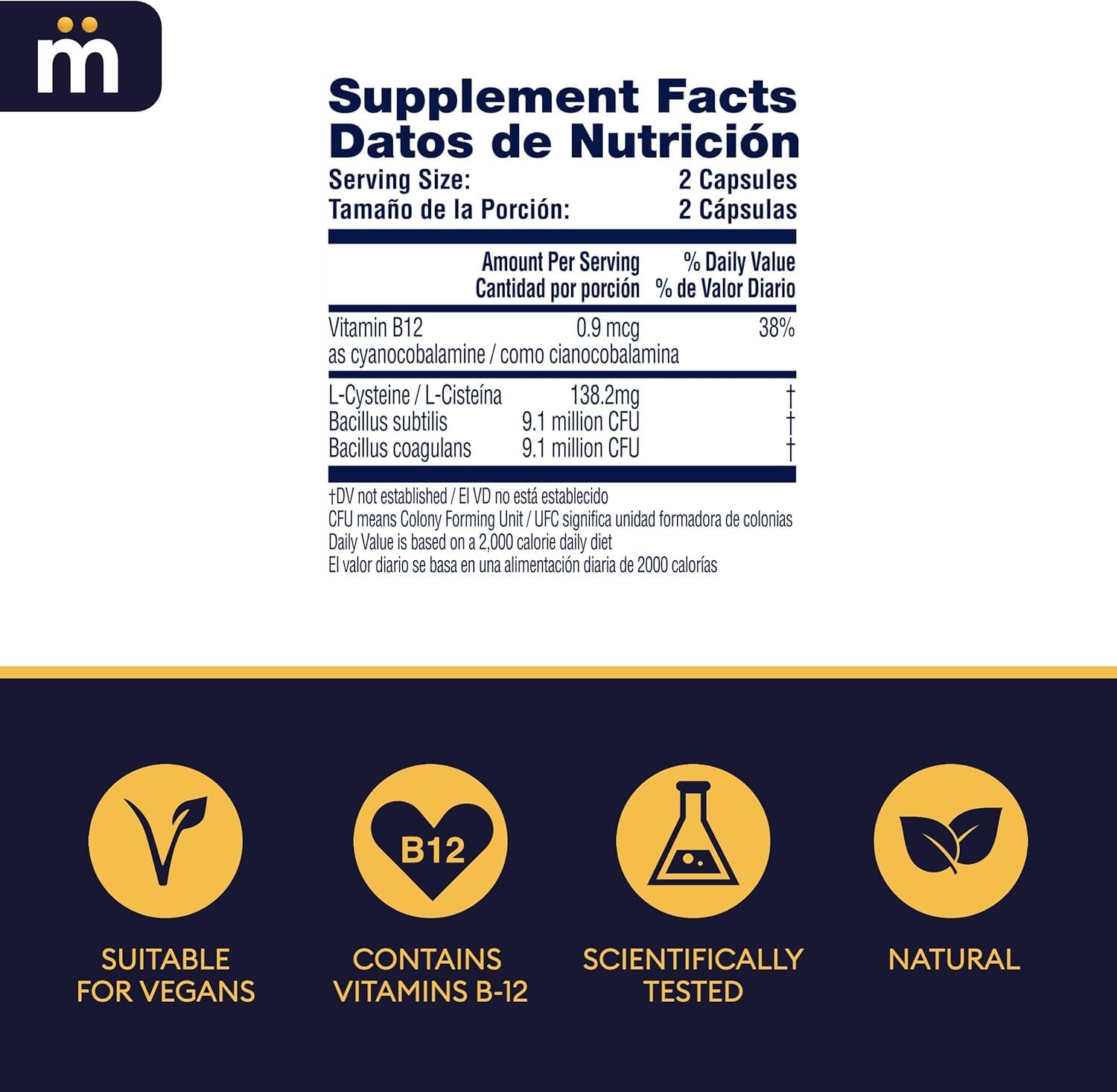 Etiqueta Myrkl con información nutricional clara que facilita decisiones responsables