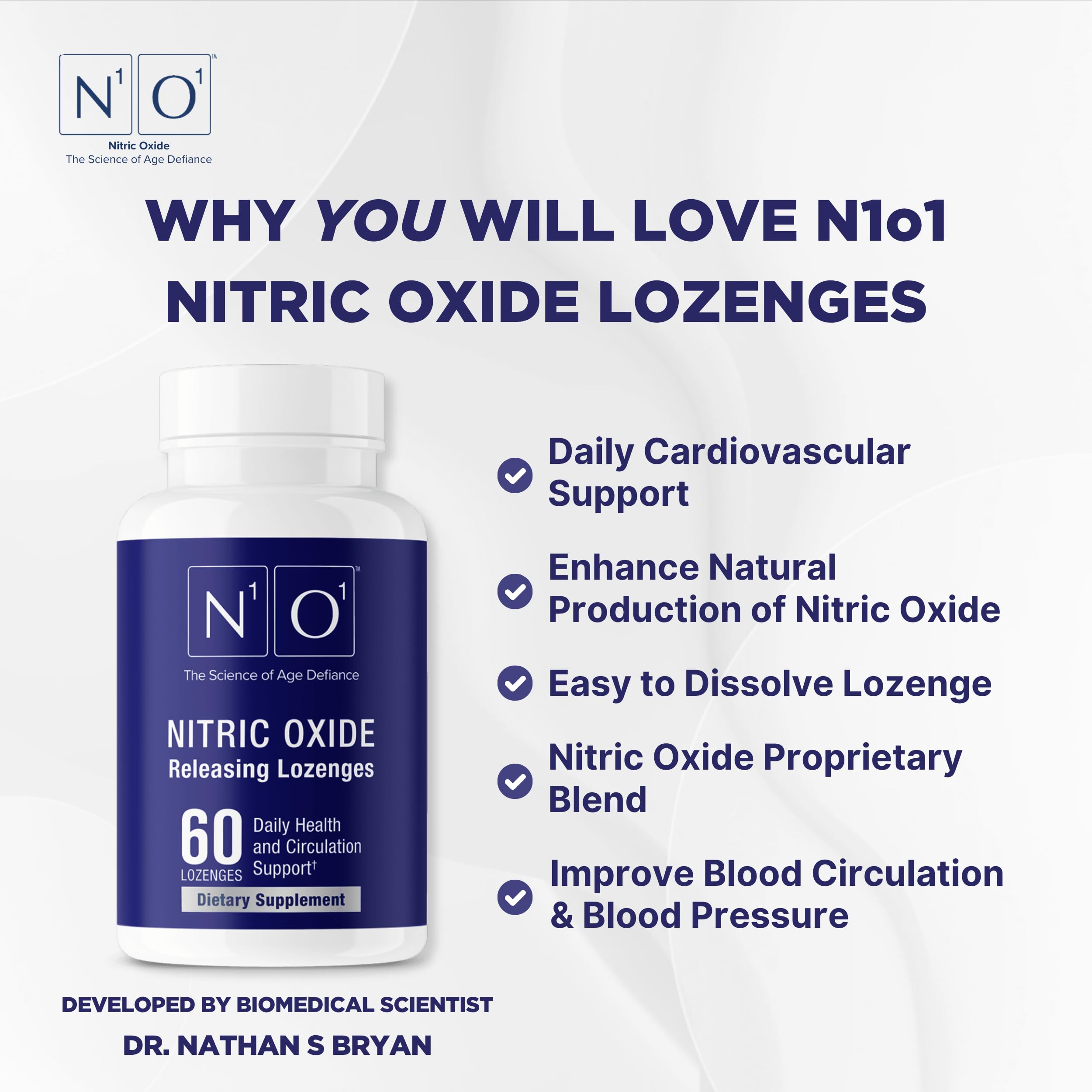 N1O1 ingredientes en primer plano destacando vitamina C y magnesio
