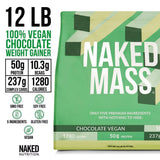 NAKED batido preparado en vaso ofreciendo energía postentreno