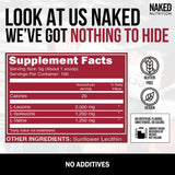 NAKED mezcla en vaso preparada para entrenar visualización de uso fácil