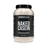 NAKED Casein frente del envase mostrando etiqueta y beneficio de pureza
