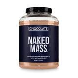 NAKED envase frontal mostrando branding y tamaño 8 lb, confianza visual