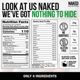 NAKED cuchara con polvo para comparar tamaño de porción fácilmente