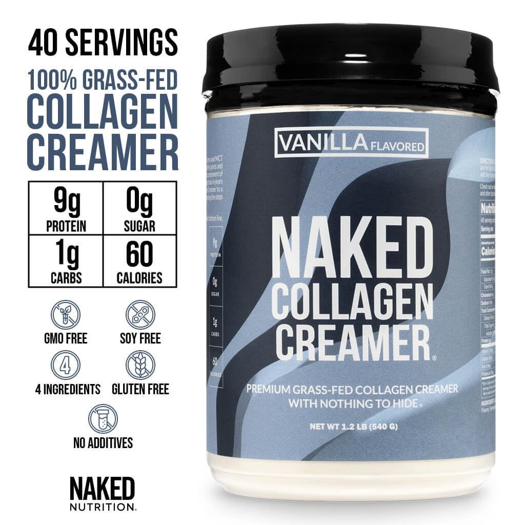 NAKED polvo fino del creamer, textura homogénea para mezclar fácilmente