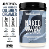 NAKED polvo fino del creamer, textura homogénea para mezclar fácilmente