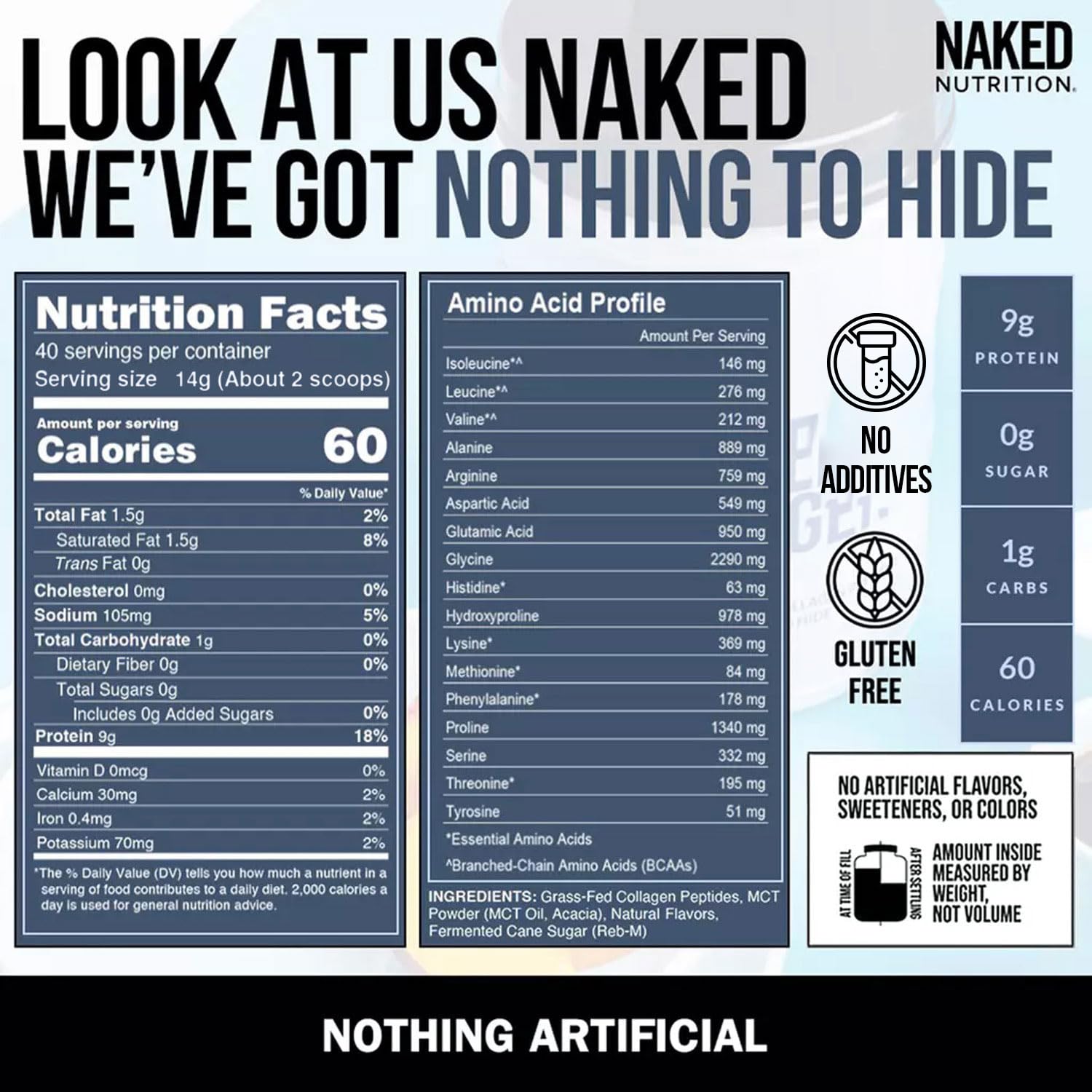 NAKED creamer mezclado en batido matutino para energía y proteínas