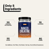 NAKED creatina disuelta en vaso lista para entrenar