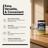 NAKED etiqueta nutricional mostrando ingredientes simples y claros