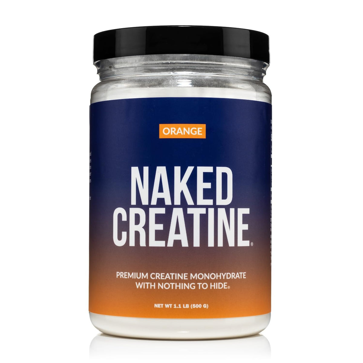 NAKED envase frontal mostrando 500 g y beneficios limpios