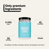 NAKED EAAs mezclado en vaso, rápida disolución y uso práctico