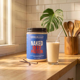 NAKED etiqueta de ingredientes, transparencia y lista de cuatro componentes