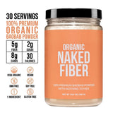 NAKED Fiber vaso con bebida mezclada muestra conveniencia y sabor cítrico
