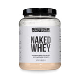 NAKED empaque frontal chocolate mantequilla de cacahuate muestra limpio
