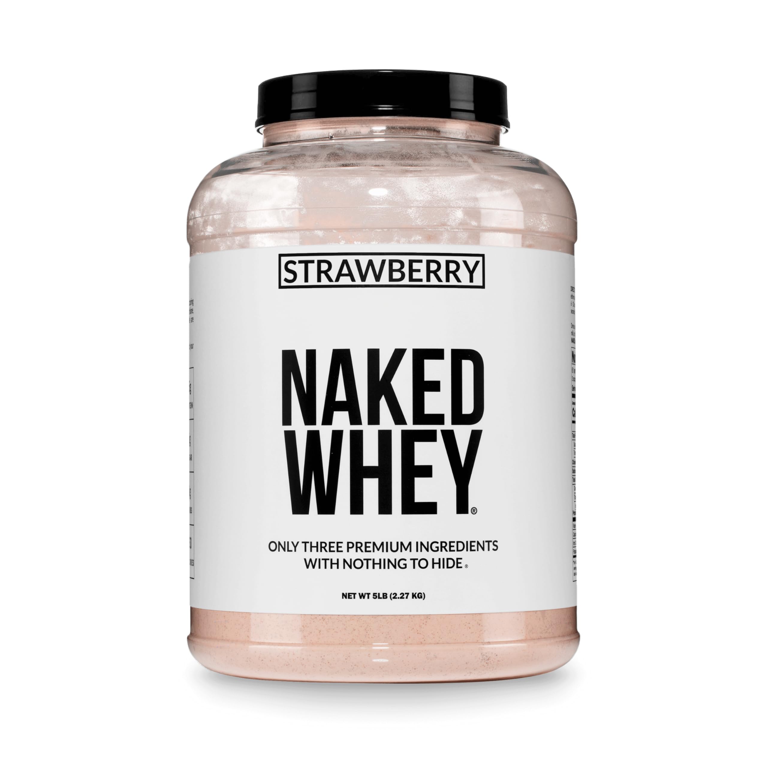 NAKED paquete frontal 5 lb mostrando diseño y cantidad