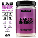 NAKED vaso preparado antes del entrenamiento para energía limpia