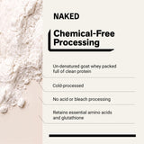 NAKED cuchara medidora con porción para controlar 23 g de proteína por servicio