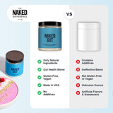 NAKED vaso con bebida preparada mostrando mezcla sin grumos y consumo práctico