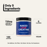 NAKED polvo en shaker mezclado con agua, fácil disolución y uso