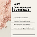 NAKED cuchara medidora con porción mostrando facilidad de uso