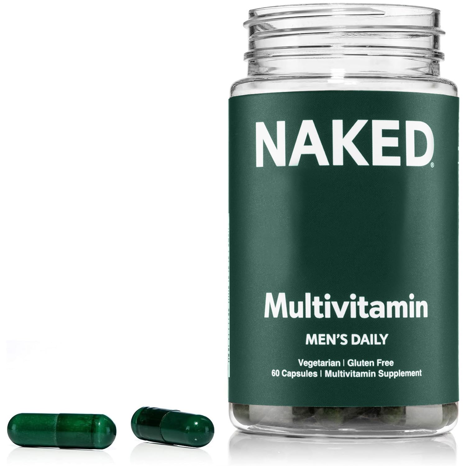 NAKED primer plano de cápsula que muestra textura y acabado limpio