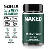 NAKED etiqueta nutricional legible con detalles de dosis y componentes
