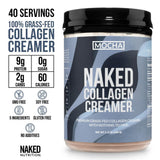 NAKED textura cremosa en primer plano para apreciar mezcla sin grumos