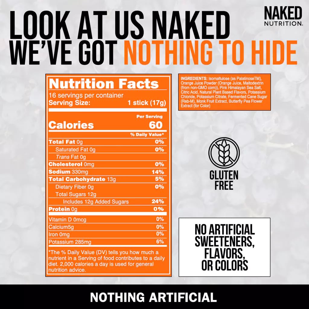NAKED Nakedade stick vertido en botella, hidratación en entrenamiento y conveniencia