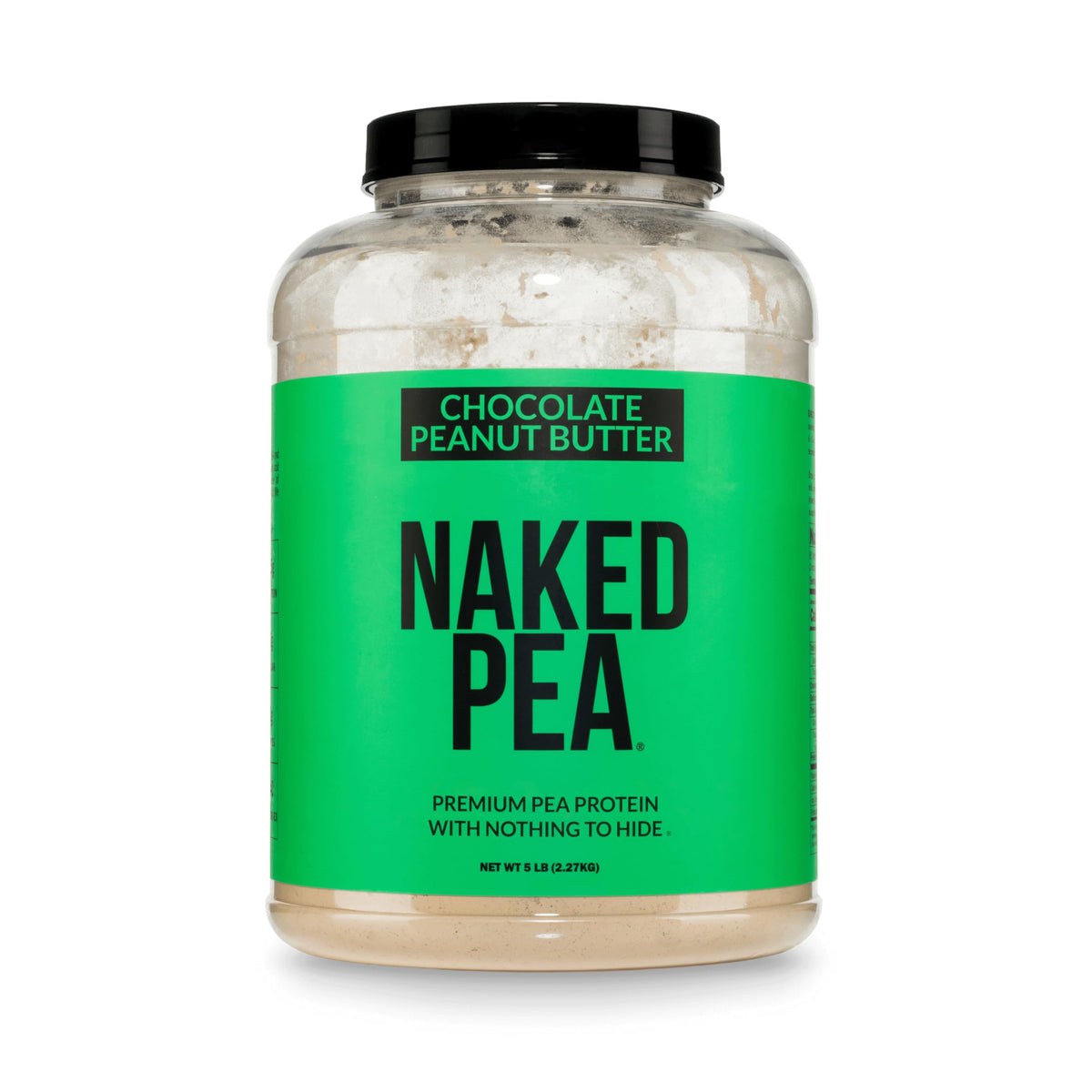 NAKED Pea envase frontal mostrando ingredientes limpios y 52 porciones