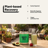NAKED Pea etiqueta con sello NSF para confianza en calidad