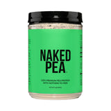 NAKED Pea frente del empaque que muestra pureza y certificación NSF