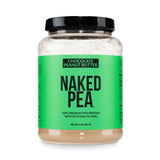 NAKED Pea vista frontal del envase mostrando etiqueta limpia y beneficios