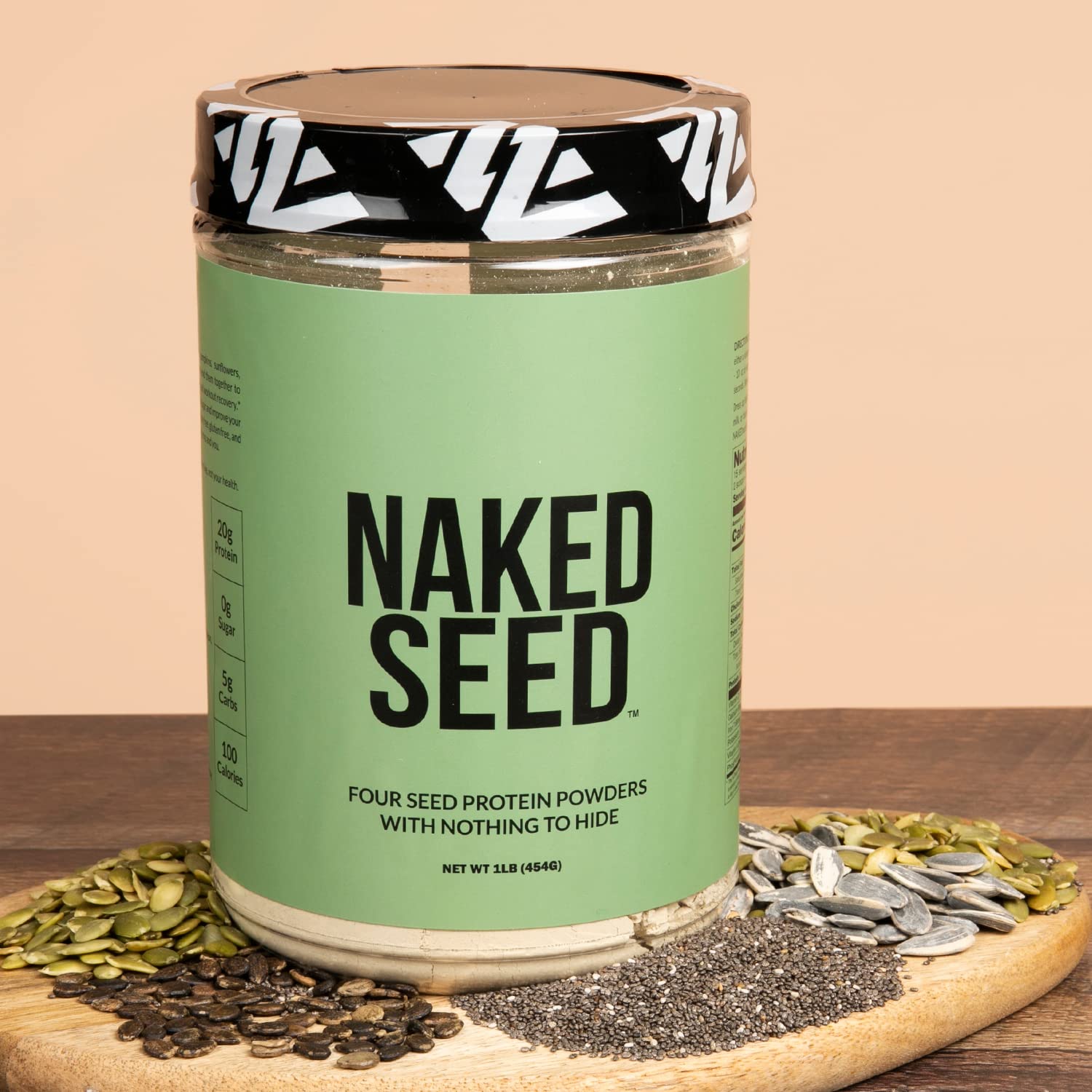 Naked Nutrition naked seed batido preparado en taza listo para consumo post entreno
