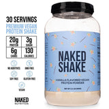 NAKED ingredientes: guisante amarillo y MCT para proteína y energía