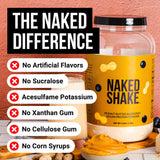 NAKED Shake textura del polvo fina y sin grumos para batidos rápidos