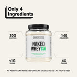 NAKED cucharada con porción de proteína, conveniencia y control de dosis